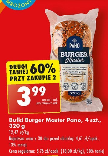 Burger master Pano promocja