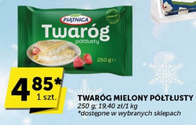 Twaróg mielony półtłusty Piątnica promocja w Euro Sklep