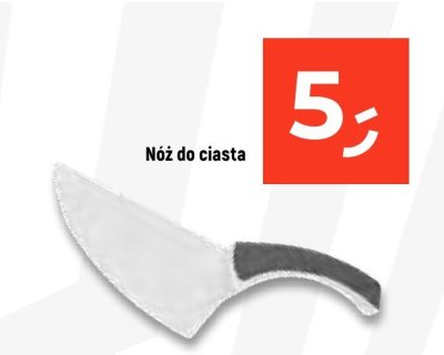 Nóż do ciasta promocja w Dealz