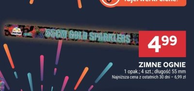 Zimne ognie Soda Sparklers promocja w Stokrotka