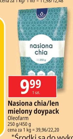 Len mielony Oleofarm promocja