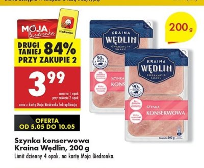 Szynka konserwowa Kraina wędlin promocja
