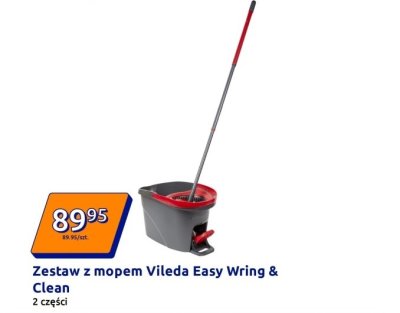 Zestaw z mopem Easy Wring & Clean 2 części promocja w Action
