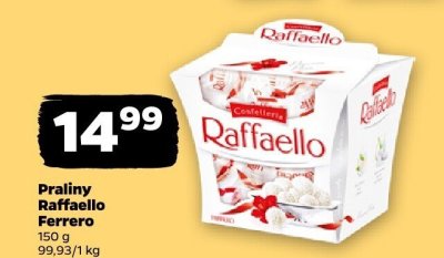 Praliny Raffaello 150 g promocja w Netto