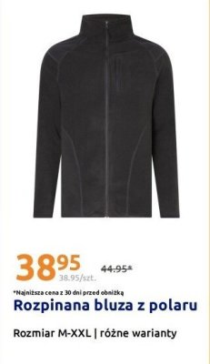 Rozpinana bluza z polaru różne warianty promocja w Action