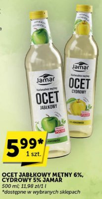 Ocet jabłkowy mętny Jamar promocja w Groszek