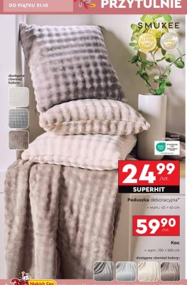 Poduszka dekoracyjna Smukee promocja w Biedronka