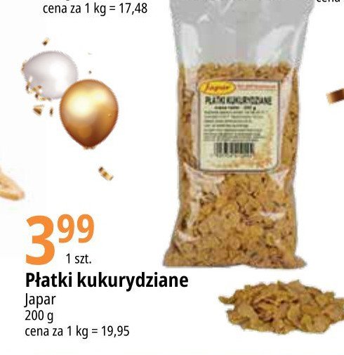 P艂atki kukurydziane Japar promocja