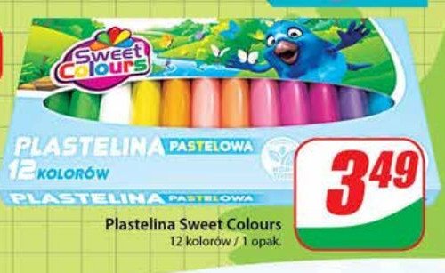 Plastelina pastelowa Sweet colours promocja