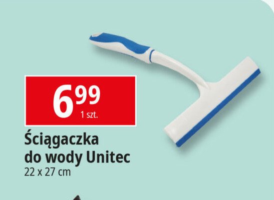 Ściągaczka do wody Unitec promocja w Leclerc