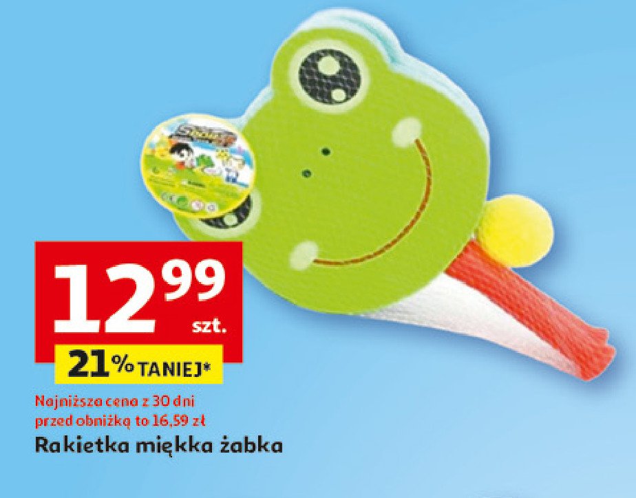 Rakietka miękka żabka promocja w Auchan