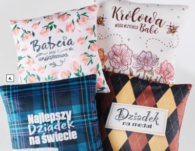 Poduszka dekoracyjna dla babci  promocja w Lidl