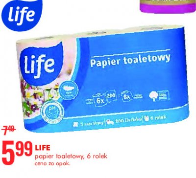 Papier toaletowy Life (super-pharm) promocja