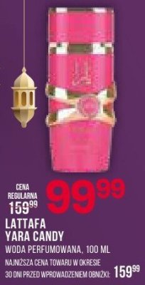 Woda perfumowana Lattafa Yara Candy promocja w Drogerie Natura