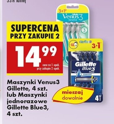 Maszynka do golenia GILLETTE BLUE 3 PLUS promocja