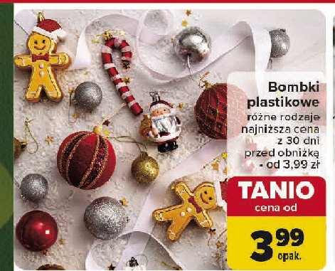 Bombka plastikowa promocja