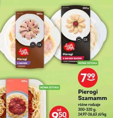 Pierogi z mascarpone i sosem jagodowym promocja