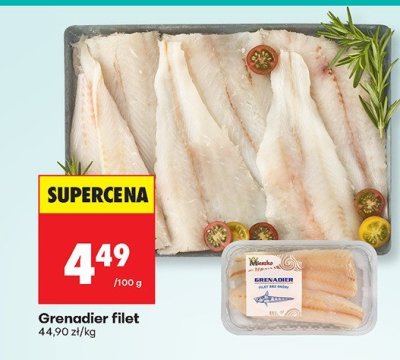 Grenadier filet promocja w Biedronka