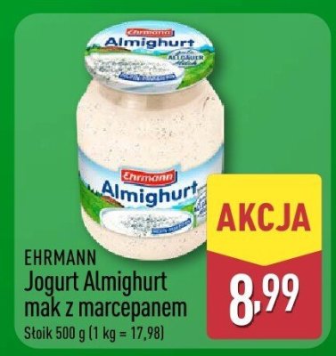 Jogurt Almighurt mak z marcepanem promocja w Aldi