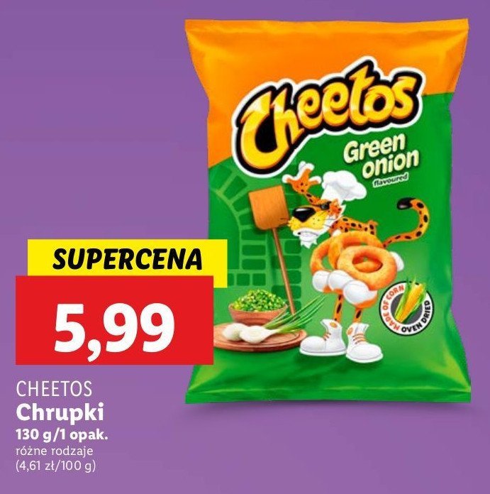 Chrupki zielona cebulka Cheetos promocja