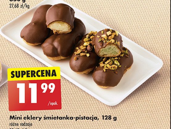 Ekler mini śmietankowy promocja