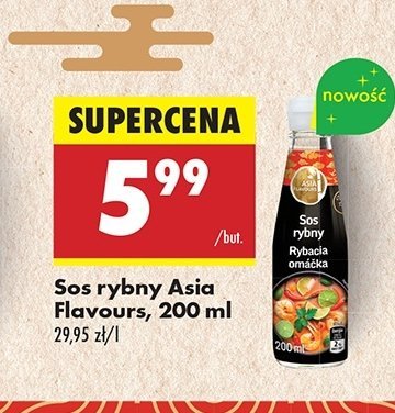 Sos rybny Asia flavours promocja w Biedronka