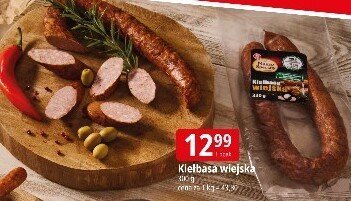 Kiełbasa wiejska tradycyjna Wolarek promocja w Leclerc