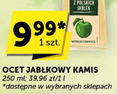 Ocet jabłkowy Kamis promocja w Euro Sklep