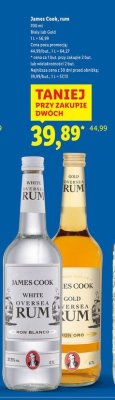 Rum James Cook Gold Oversea promocja w Lidl