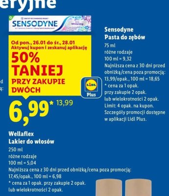 Pasta do zębów Sensodyne promocja w Lidl