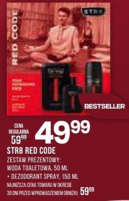 Zestaw prezentowy STR8 Red Code promocja w Drogerie Natura