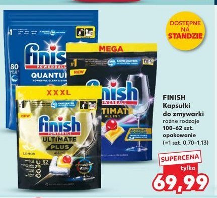 Tabletki do zmywarek Finish quantum promocja