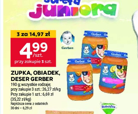 Jarzynki z delikatnym schabem Gerber promocja w Stokrotka