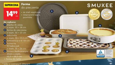 Forma na 12 babeczek 35x26 cm promocja w Biedronka