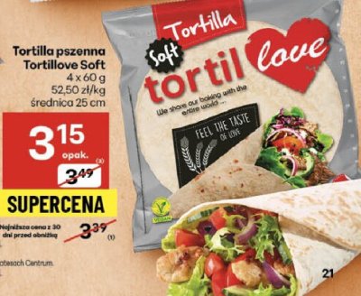 Tortilla pszenna Tortilla Soft Tortillove promocja w Delikatesy Centrum