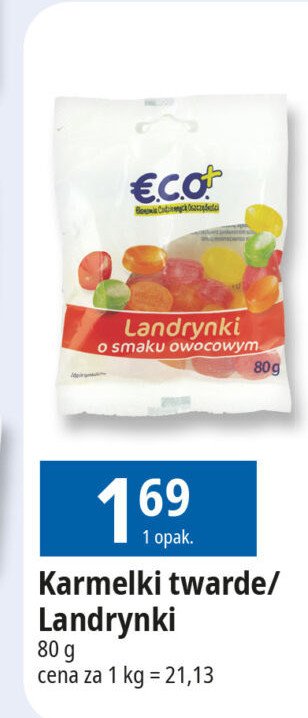 Landrynki owocowe Eco+ promocja