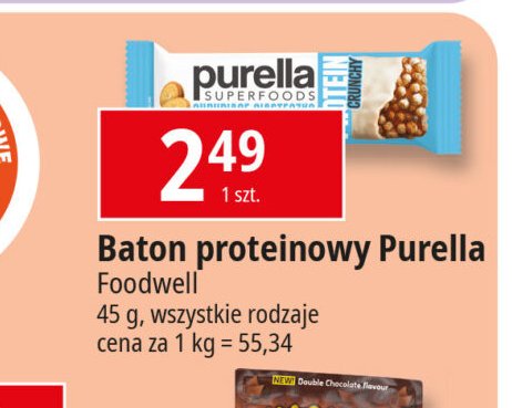 Baton orzechy w karmelu Purella superfoods Purella food promocja w Leclerc