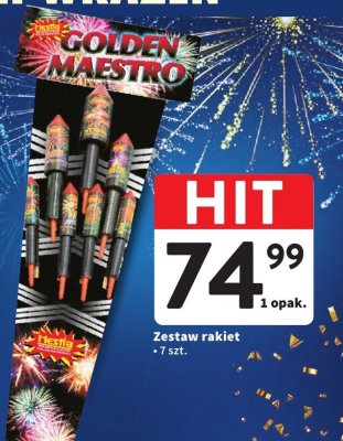 Zestaw rakiet Golden Maestro 7 szt. promocja w Intermarche