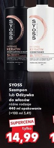 Szampon do włosów Syoss intense keratin promocja w Kaufland