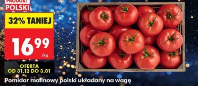 Pomidor malinowy polski układany na wagę promocja w Biedronka