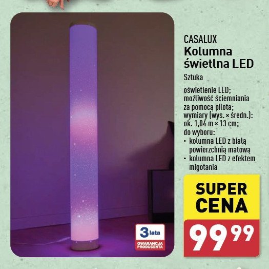 Kolumna świetlna led Casalux promocja