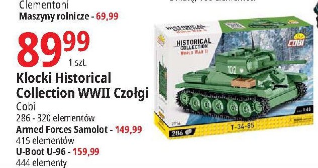 Klocki armed forces samolot Cobi promocja