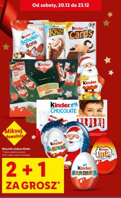 Baton Kinder Maxi King promocja w Lidl