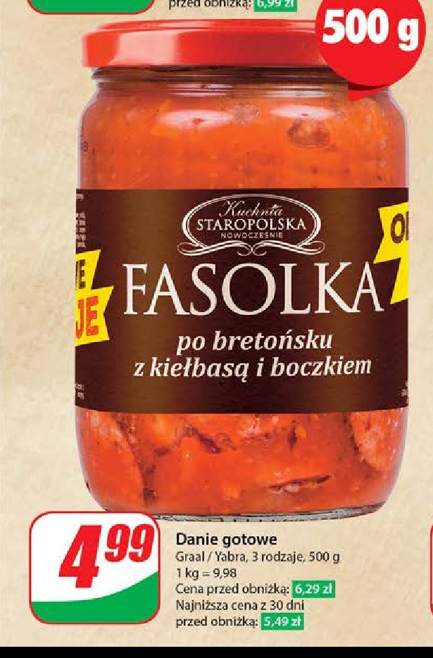 Fasolka po breto艅sku Kuchnia staropolska promocja