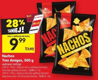 Nachos Tres Amigos 500g promocja w Twój Market