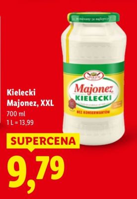 Majonez Kielecki XXL 700ml promocja w Lidl