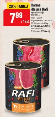 Karma dla psa Rafi promocja w POLOmarket