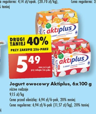 Napój probiotyczny owoce egzotyczne Aktiplus promocja
