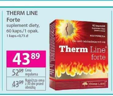 Suplement Therm line forte promocja