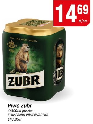 Piwo Żubr promocja w Chorten